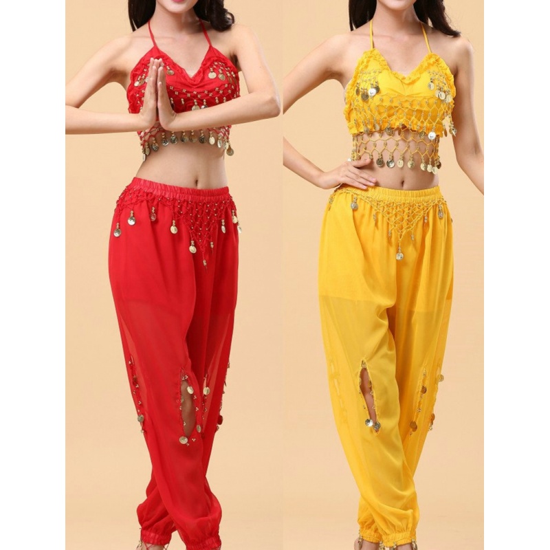 Costumes de brevProfessionnelle pour Femme, Costumes de brevdu Ventre, Costumes Indiens, Moins de Robe ywood pour Adultes, Ensemble 2 Pièces