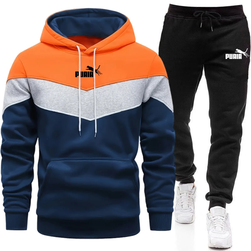 Ensemble de survêtement à capuche et pantalon de jogging pour homme – Collection Automne Hiver 2026 – Tenue décontractée et sportive pour le quotidien