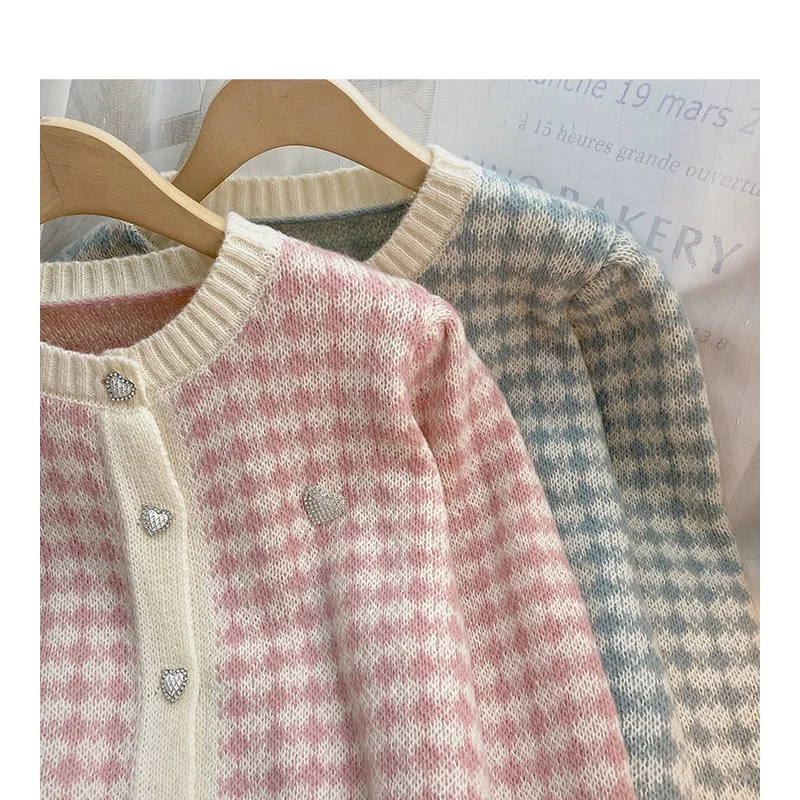 Cardigans en tricot à manches longues pour femmes, mode coréenne, nouveau manteau d'extérieur