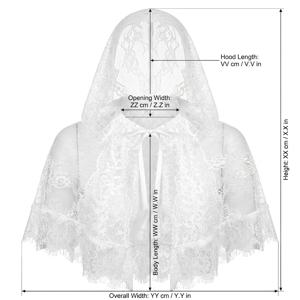 Voile de tête en dentelle blanche pour femme, accessoire de cheveux musulman, élégant pour cérémonie religieuse, couvre-chef de mariage, bandeau en dentelle, châle en dentelle