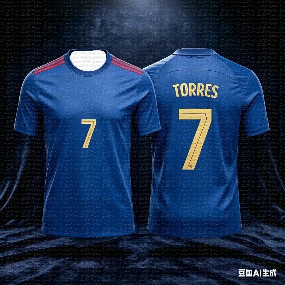Nouveau Maillot de Foot Imprimé 3D Lamine Yamal 2026 – T-shirt Sportif Respirant et Séchage Rapide pour l'Été et les Activités Extérieures