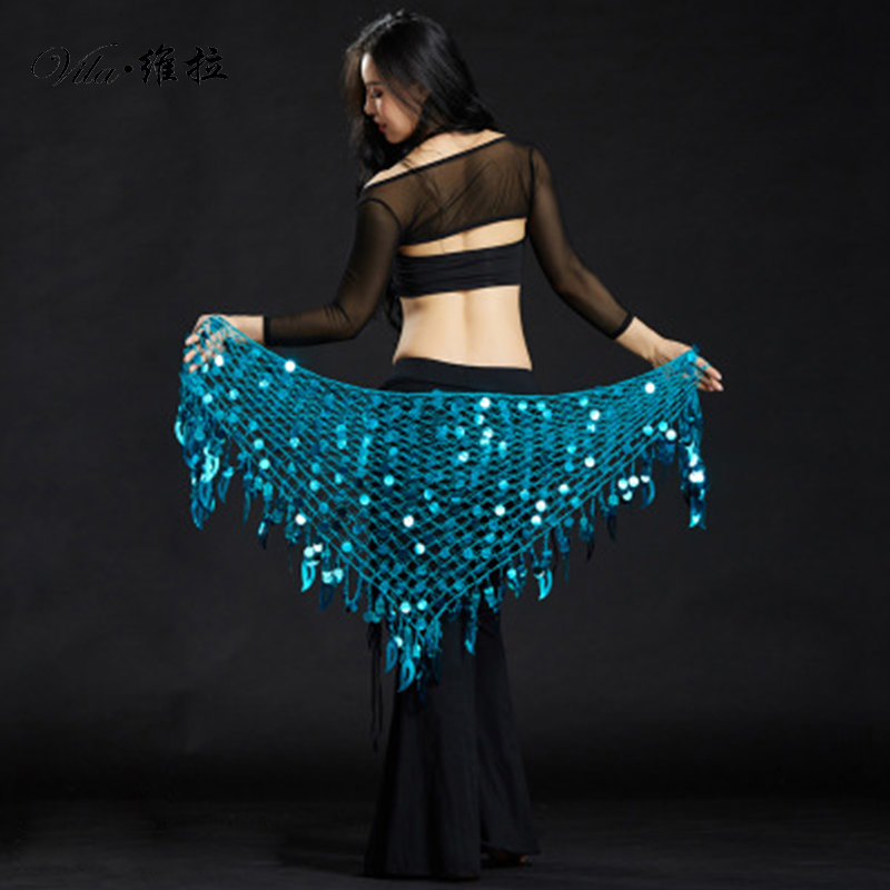Ceintures de danse orientale orientale à paillettes de sirène, Costumes pour femmes, foulards de hanche, chaînes de taille indiennes