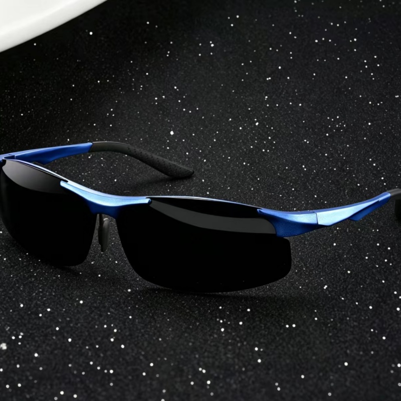 Lunettes de soleil polarisées de haute qualité pour la randonnée, la pêche, le camping, le cyclisme, la mode, l'escalade, la conduite, le golf, les voyages, en aluminium et magnésium