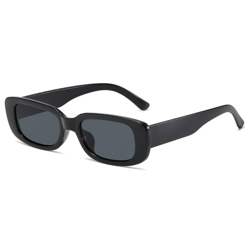 Ensemble de 2 lunettes de soleil noires, monture en PC à bordure complète durable, protection UV, idéal pour un usage quotidien et pour offrir en cadeau