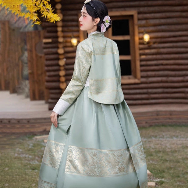 Costume ethnique traditionnel coréen, robe de princesse pour femme, Hanbok Palace, voyage, danse classique, ensemble Hanbok pour femmes