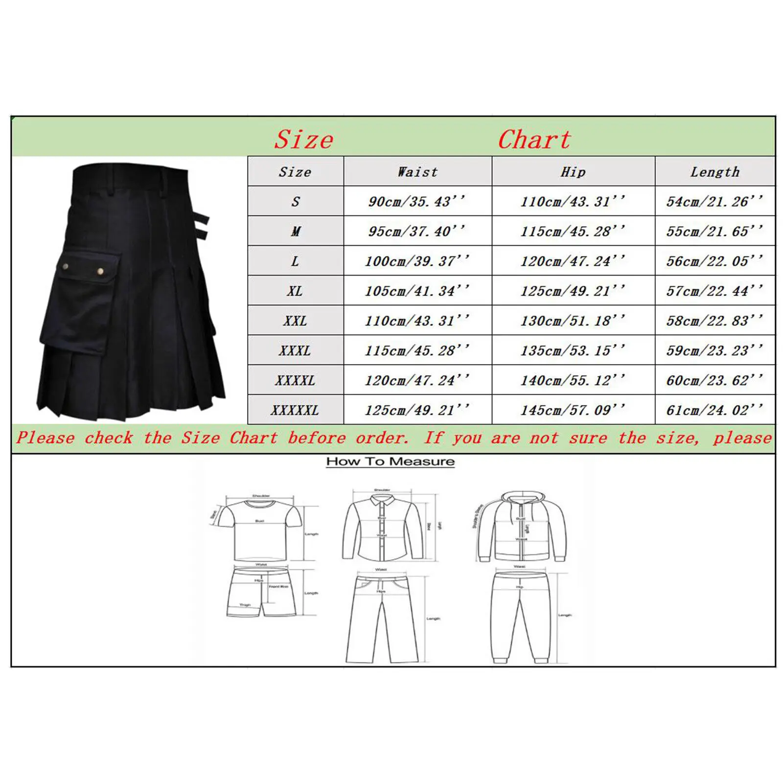 1Kilts Kilt utilitaire pour homme, kilt hybride moderne en coton et tartan écossais