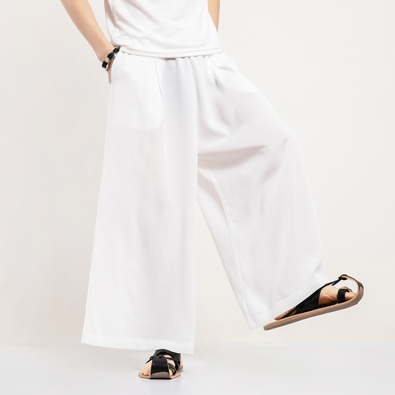 Pantalon Kimono Traditionnel Japonais pour Homme, Vêtement Asiatique, Bain, Décontracté, Style Japonais, Jambes Larges