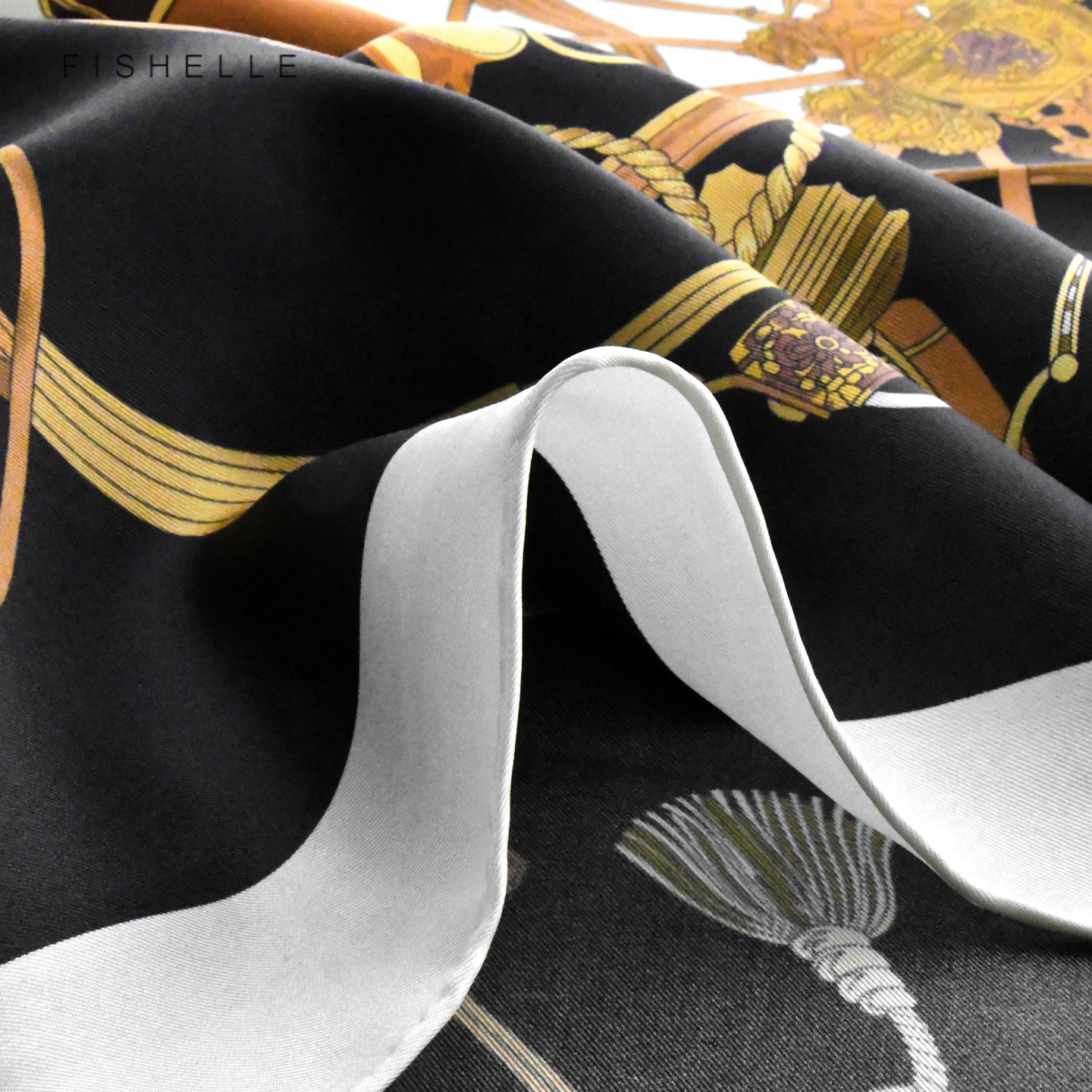 Écharpe de luxe en soie de mûrier 100% pour femme, foulard carré en twill 14MM, châle, bandana, 90x90CM, haute qualité