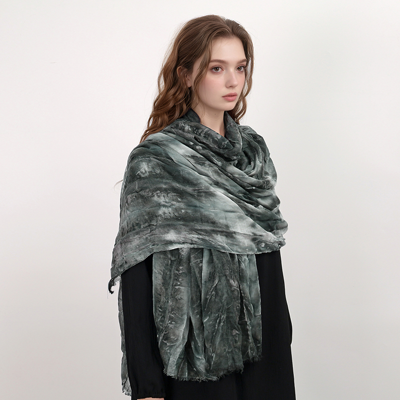 Châle imprimé Floral aquarelle pour femmes, écharpe légère et respirante, douce, en coton rayonne et Viscose tissé, Hijab musulman