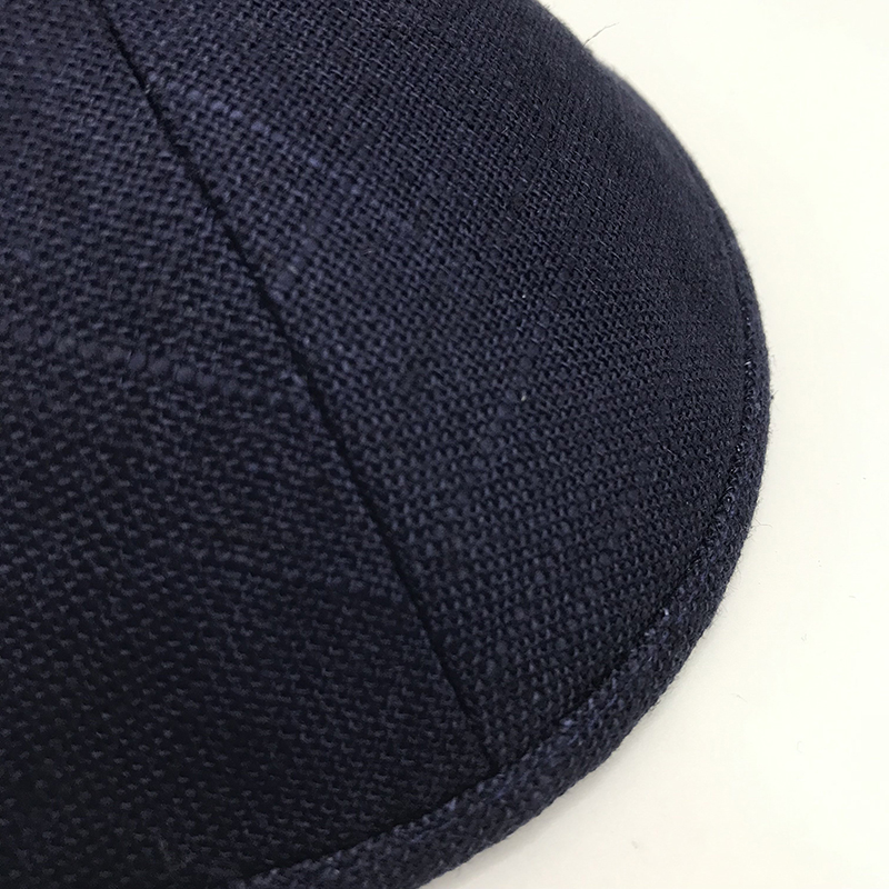 Chapeau juif Kippah Yamaka en lin pour hommes, 1 pièce, cérémonie Yarmulkes Judaica mariages amour Skullcap cadeau