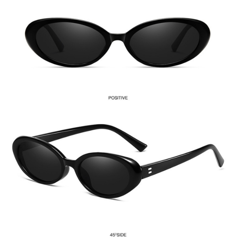 Petites lunettes de soleil ovales pour femmes, design vintage, lunettes de soleil sexy rétro punk pour hommes, lunettes de soleil tendance pour l'extérieur