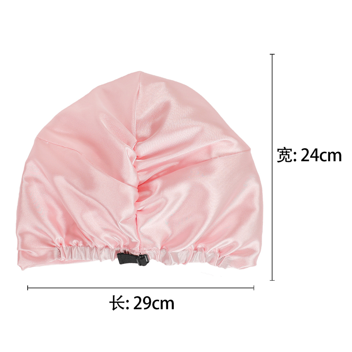 Nouveau bonnet double couche en fausse soie pour femmes, turban torsadé, bonnet de nuit réglable avec boutons, chapeau de sommeil pour femmes
