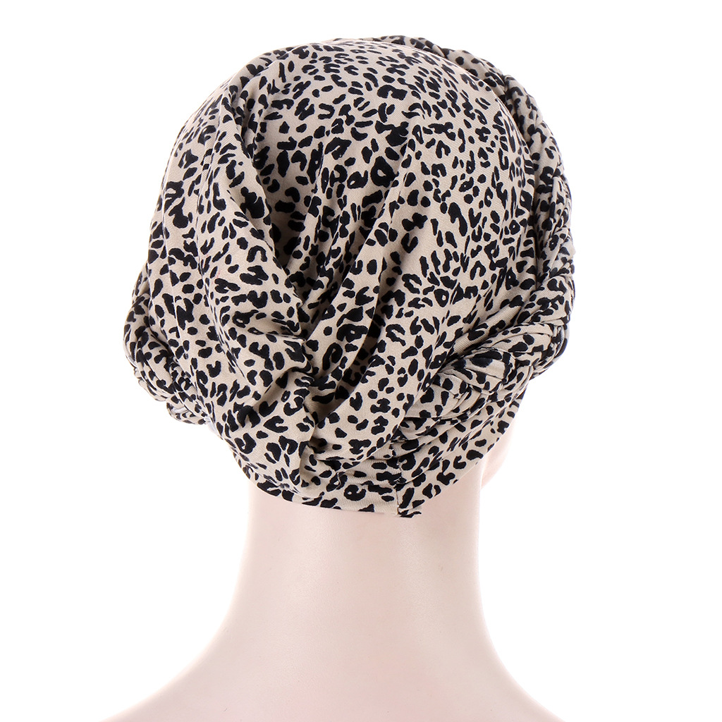 Casquette Hijab musulmane croisée sur le front pour femmes, Turban doux et élastique pour dames, imprimé à la mode, pour Ramadan, nouvelle collection 2024