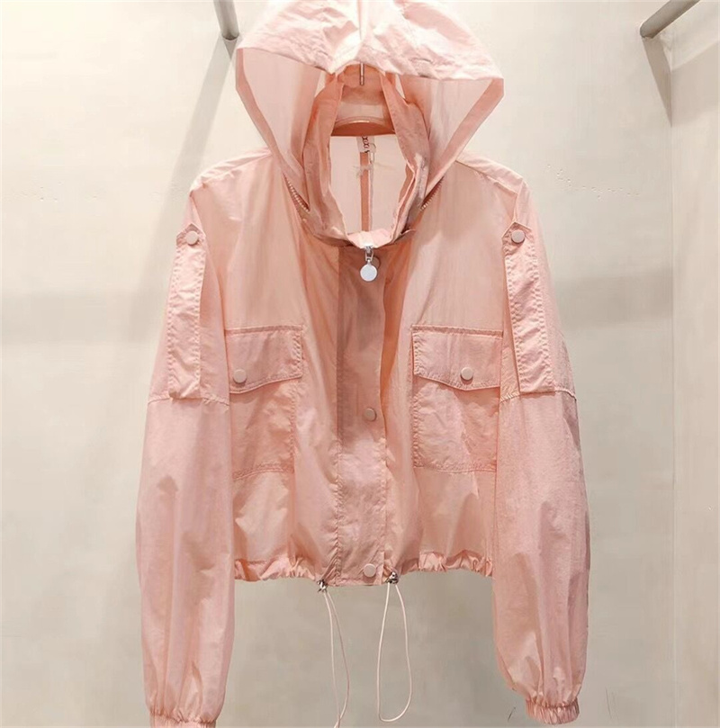 Vêtements de protection solaire pour vêtements d'extérieur pour femmes tendance en 2025, nouvelle veste coupe-vent d'été fine à capuche et résistante aux UV 4XL