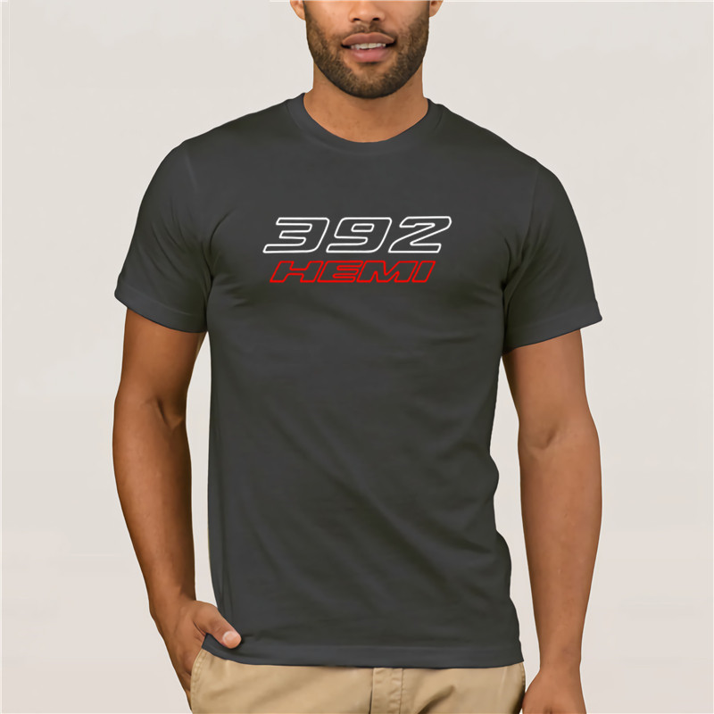 T-shirt homme dessin animé amusant 392 HEMI d-o-d-g-e Challenger chargeur Shaker suralimenté SRT Hellcat hommes 2020 mode Style t-shirt