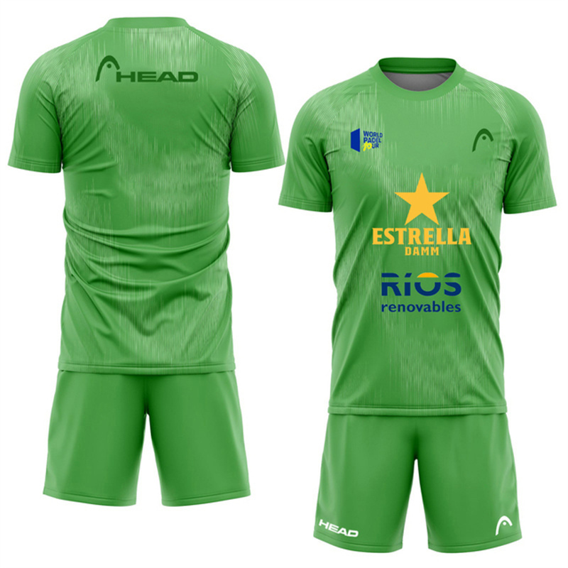 Ensembles d'été pour hommes, vêtements de sport de badminton à manches courtes et shorts, 2 pièces, tenue de tennis d'entraînement en plein air, costume décontracté