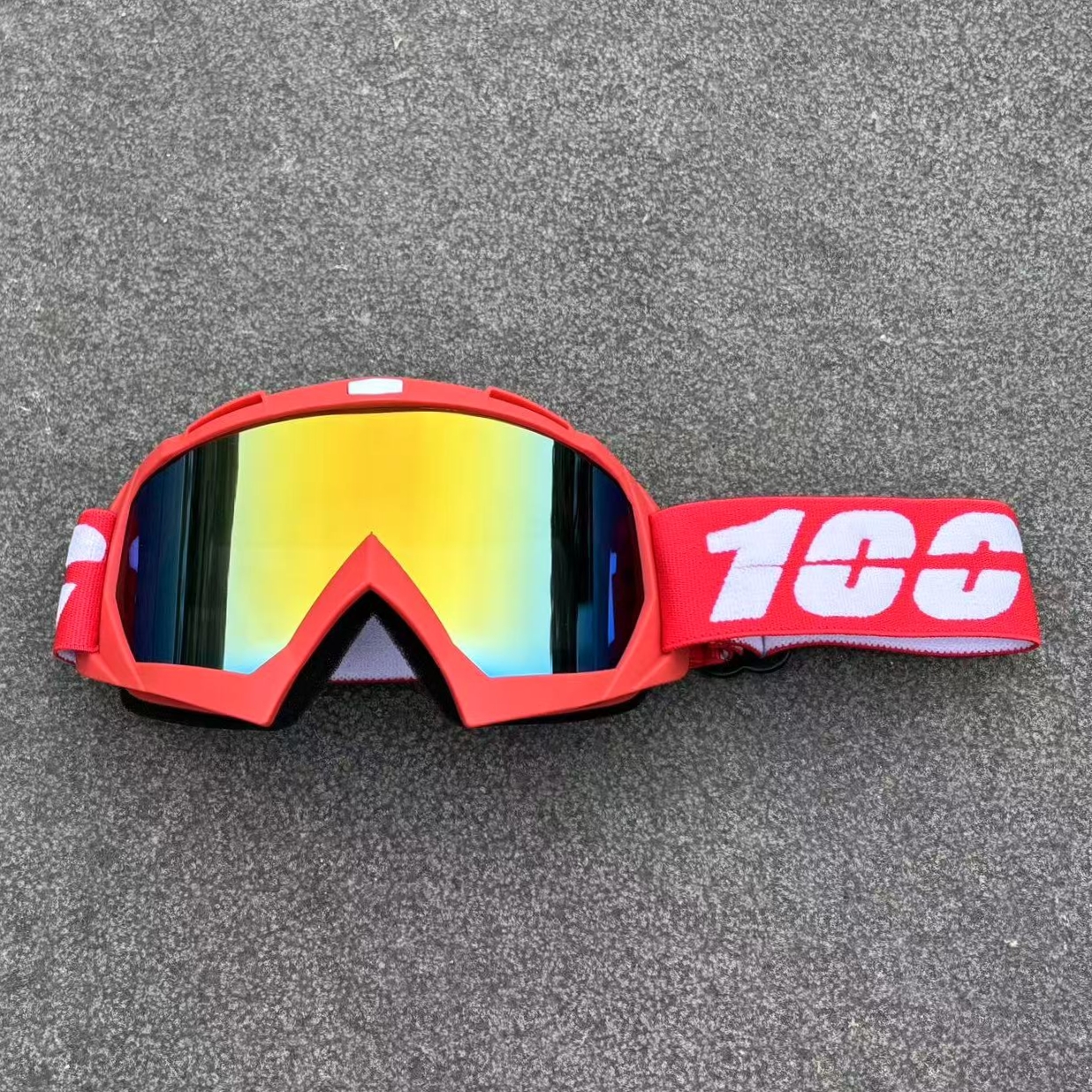 100 hommes HD lentille Motocross lunettes Anti-buée course lunettes d'équitation femmes Anti-UV vtt lunettes de soleil sport de saleté moto lunetteske