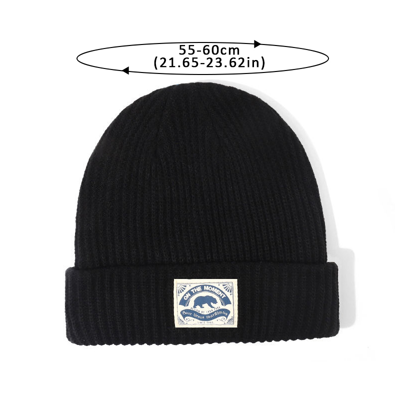 Automne hiver tricoté chapeau pour hommes femmes Hip Hop Skullies Melon casquette mode Punk Crochet Bonnet Kpop couleur unie Couple bonnets