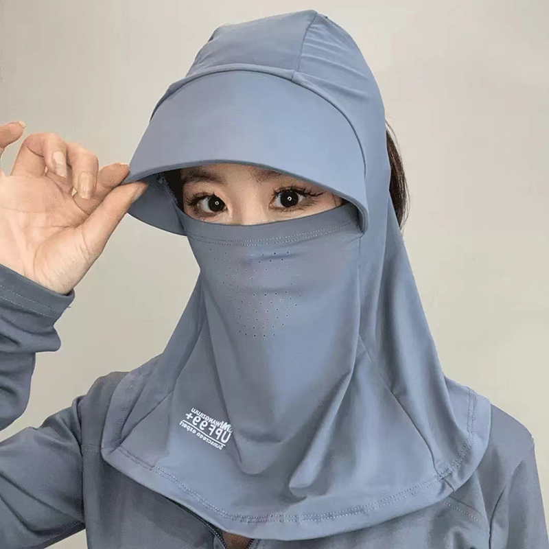 1 pièce Écharpe de cou pour femme, protection UV, pour l'été, couvre-chapeau, couvre-tête, protection solaire, pour activités de plein air, cyclisme, alpinisme