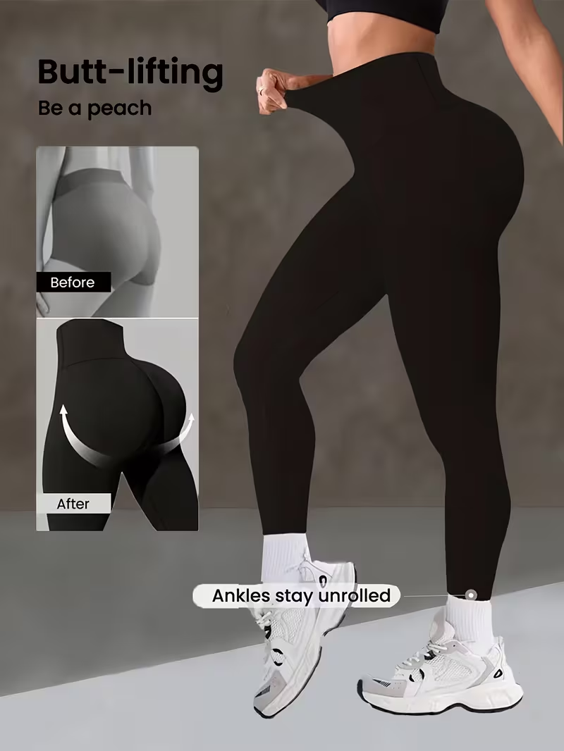 Leggings de sport pour femmes, taille haute, effet push-up, extensibles, idéaux pour la course à pied, la gym, l'entraînement, leggings athlétiques de qualité supérieure
