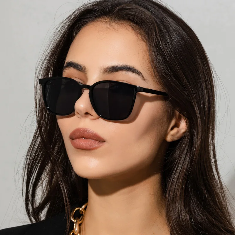 Lunettes de soleil carrées vintage pour femmes, lunettes de soleil miroir de luxe, nuances rétro pour femmes, lunettes de soleil pour dames, créateur de marque, mode, UV400