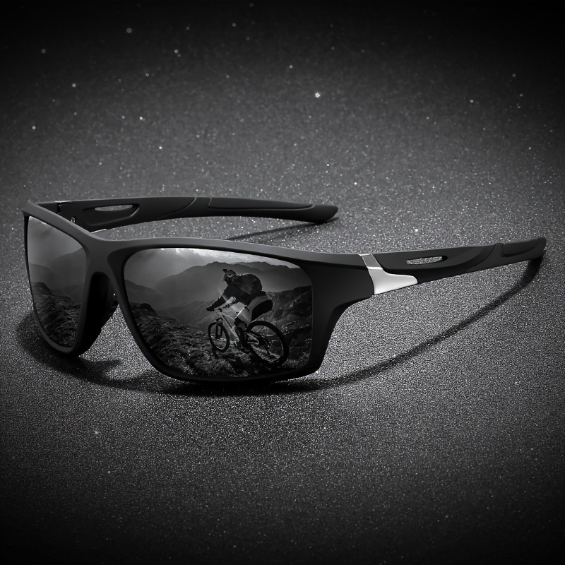 Nouvelles lunettes de soleil de sport polarisées pour hommes, monture de lentille TAC de haute qualité, bord complet, Protection UV, alliage décoratif, pour l'escalade