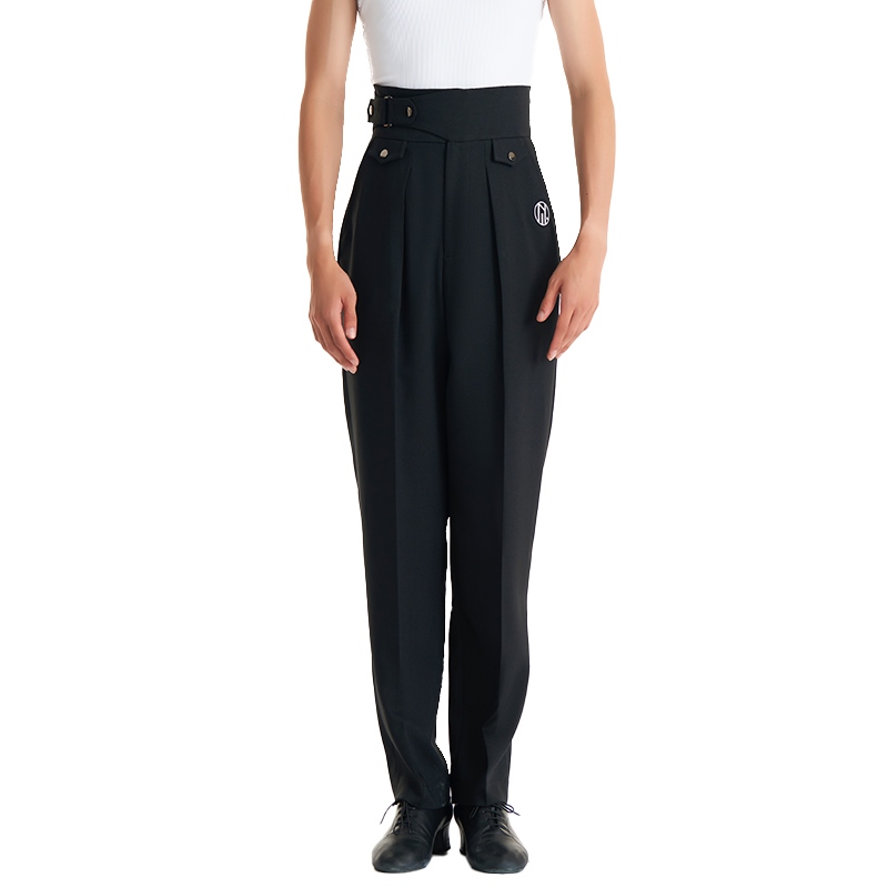 DUYQ – pantalons de danse latine pour hommes, pantalons de danse Chacha Rumba Tango, pantalons de danse moderne pour adultes, pantalons de danse latine DQS15101