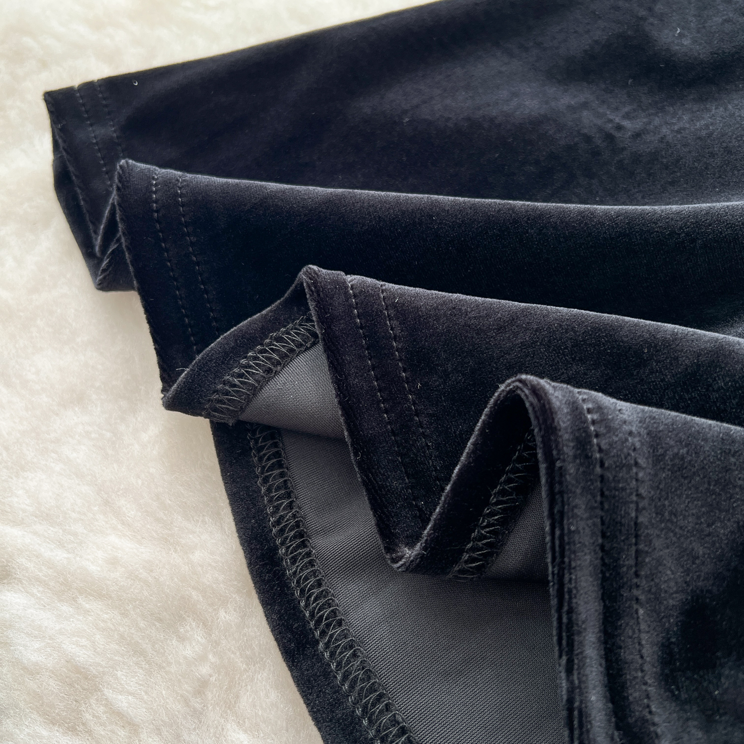 Femmes Sexy velours mince jupe fête mode Vintage taille haute jupes de luxe Goth robe de sirène femmes vêtements