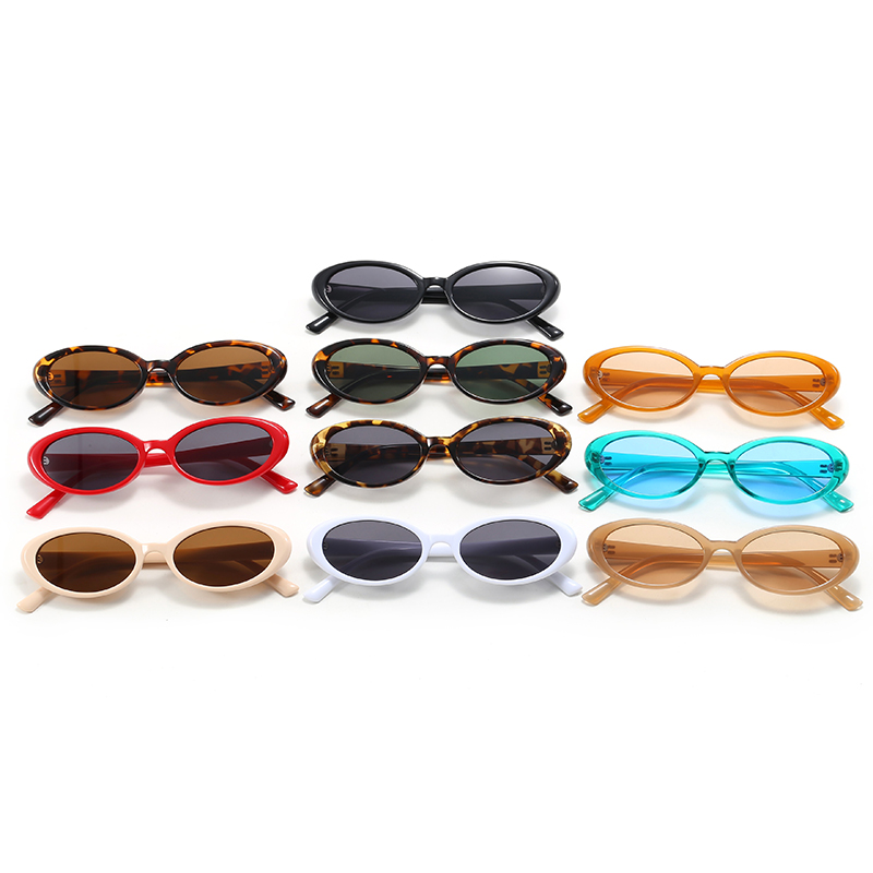 4 pièces/7pc petites lunettes de soleil ovales Vintage lunettes de soleil ovales 2024 hommes petites lunettes de soleil ovales rétro mode femmes lunettes de soleil Oculus ﻿