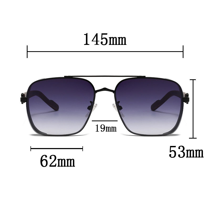 2023 lunettes De soleil pour hommes lunettes De soleil carrées femmes à la mode Luxe Vintage lunettes De mode rétro Steampunk nuances Gafas De Sol Hombre