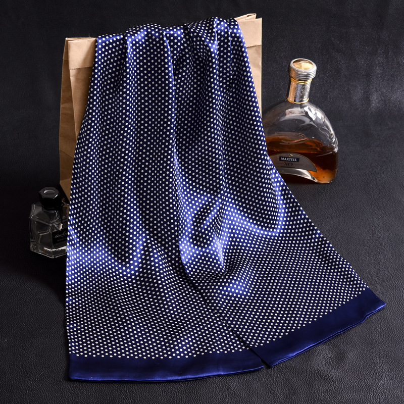 Écharpe Pure InjNeck imprimée pour hommes, écharpes longues pour hommes d'affaires, tout match, printemps, automne, hiver, marque de luxe, 100%