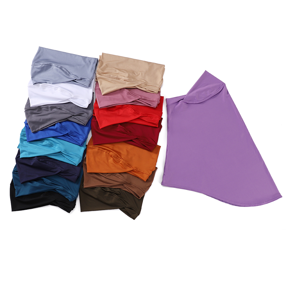 Hijab instantané en jersey extensible de qualité supérieure, foulard pré-cousu, hijab rapide pour femmes musulmanes, sans nœud, confortable pour le quotidien