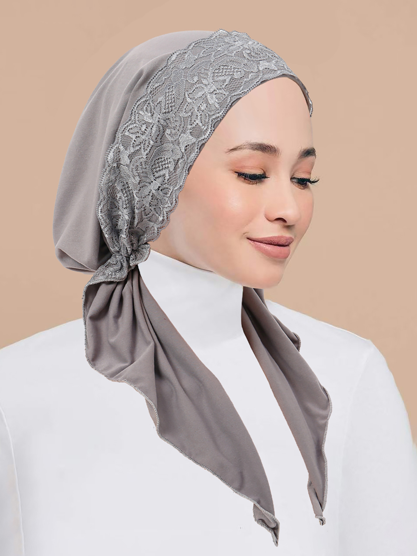 Nouveau couleur unie pré-attaché Hijab enveloppement foulard chapeaux musulman Turban Bonnet pour femmes chapeau intérieur mode femme Turbans casquettes