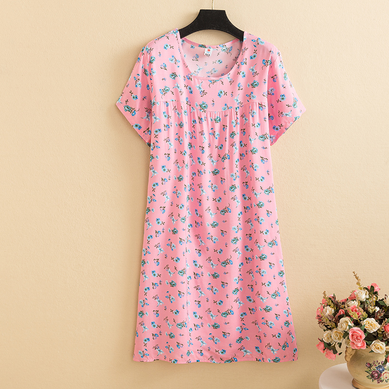 Nouvelle robe d'été décontractée vintage 2026 pour femmes, imprimé floral, manches courtes, col rond, robes imprimées, robe de soirée pour femmes