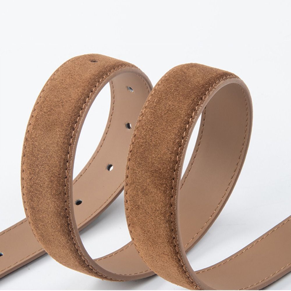Ceinture en cuir suédé de luxe pour femme, design tendance, décontractée et professionnelle, polyvalente pour pantalon et robe