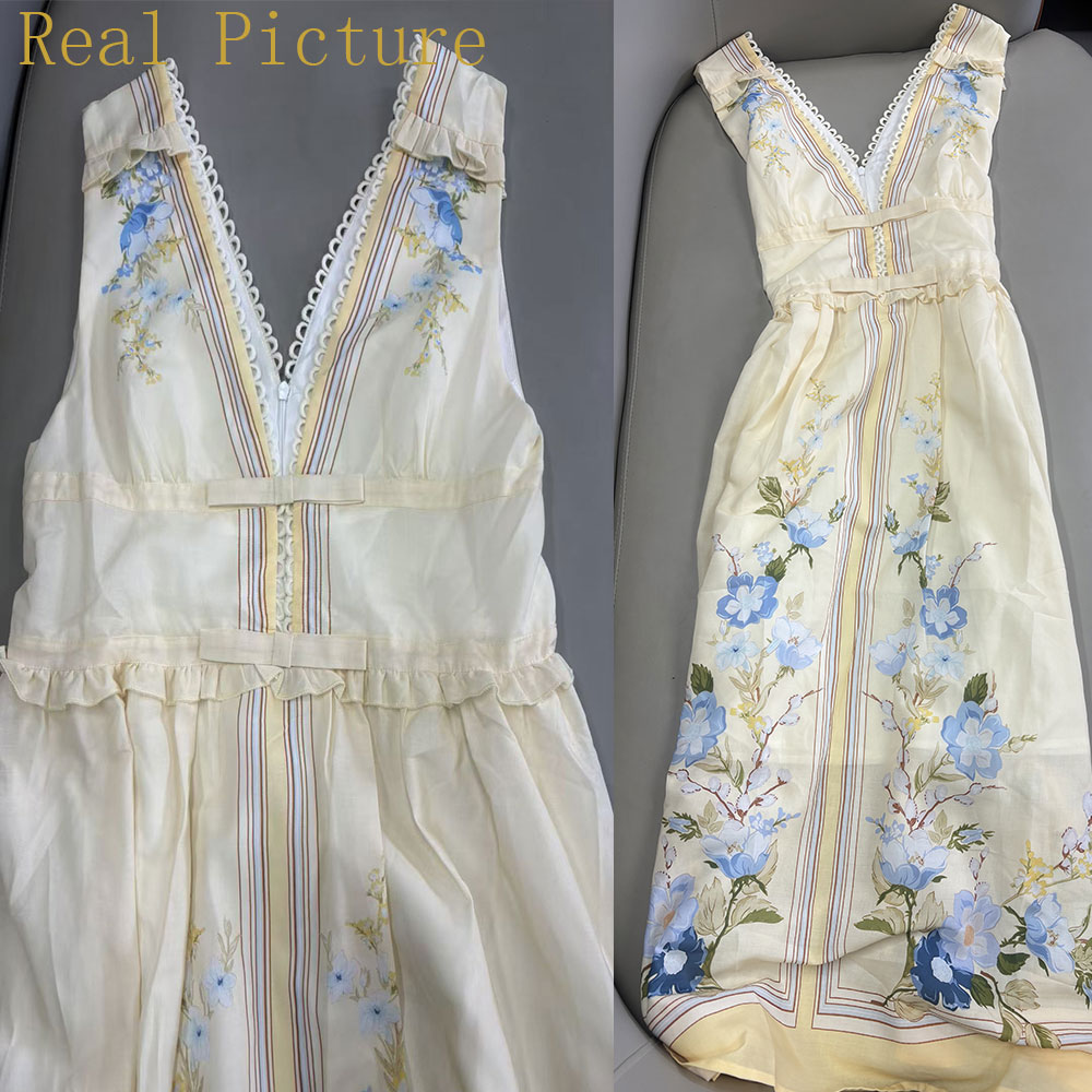 Robe d'été vintage pour femme, style débardeur, coupe ajustée, col en V profond, sans manches, ajourée, motif floral, idéale pour la plage et les vacances