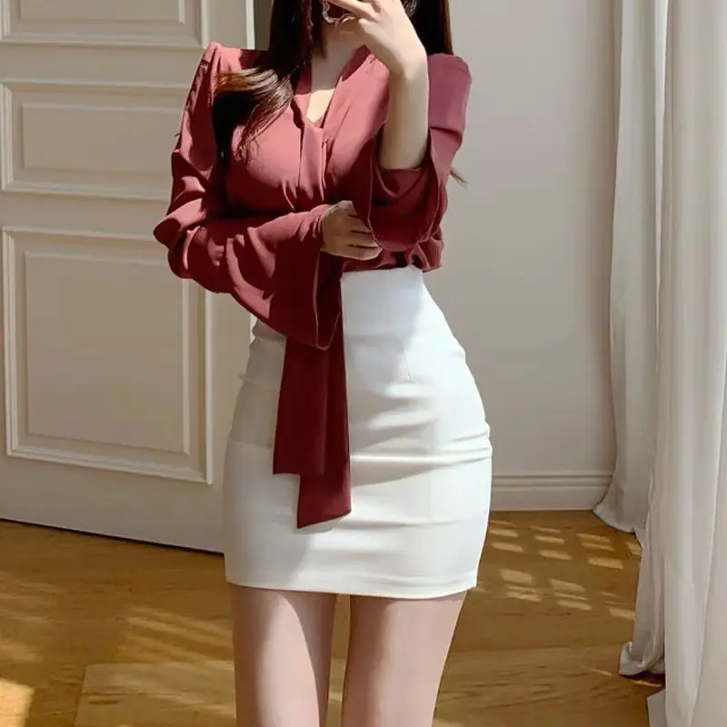 Jupe femme serrée jupes femme taille haute Wrap Coquette Sexy modeste vêtements élégants tendance 2025 été décontracté luxe élégant