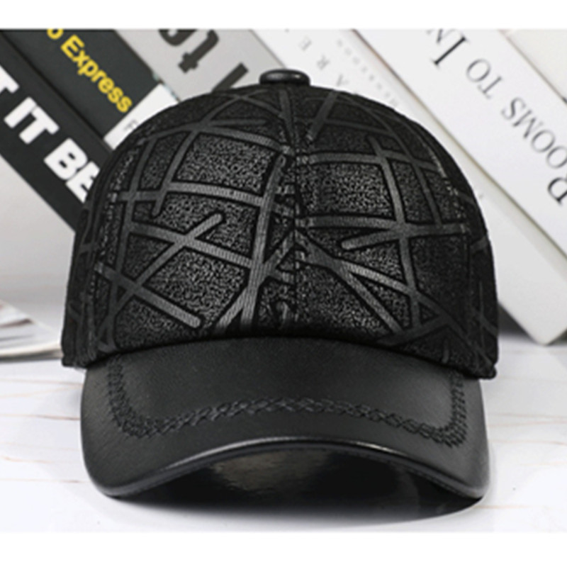 Casquettes de baseball en peau de mouton pour hommes et femmes, chapeau de fête en cuir véritable naturel, casquette pour homme, 모자, кепка, Casquette, Gorras Hombre