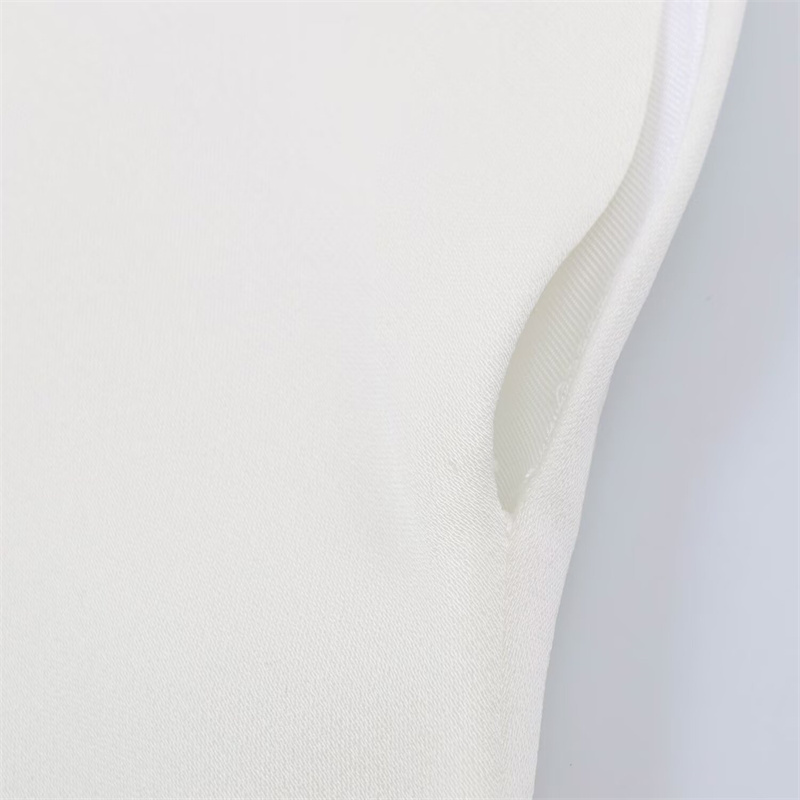Robe Guobioziy pour femme, nouvelle collection été 2026, blanche, à manches courtes, simple, mi-longue, tendance, élégante et gracieuse