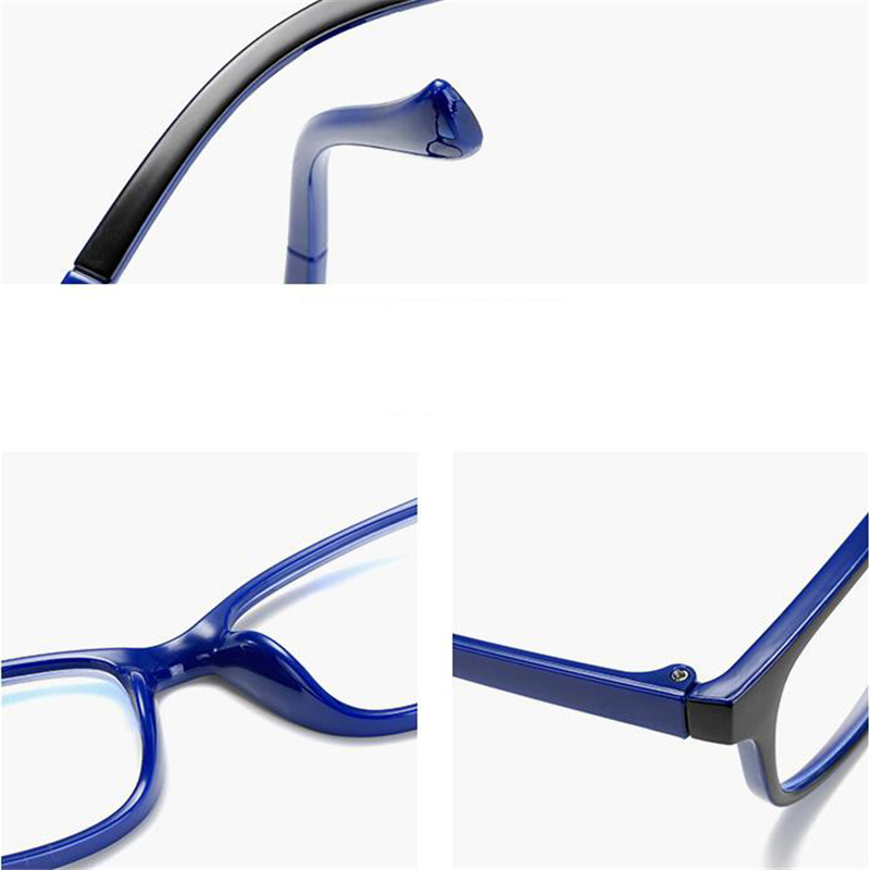 Mode plastique noir gris cadre carré myope lunettes soleil photochromique gris Prescription lunettes 0 -0.5 -0.75 à-6.0