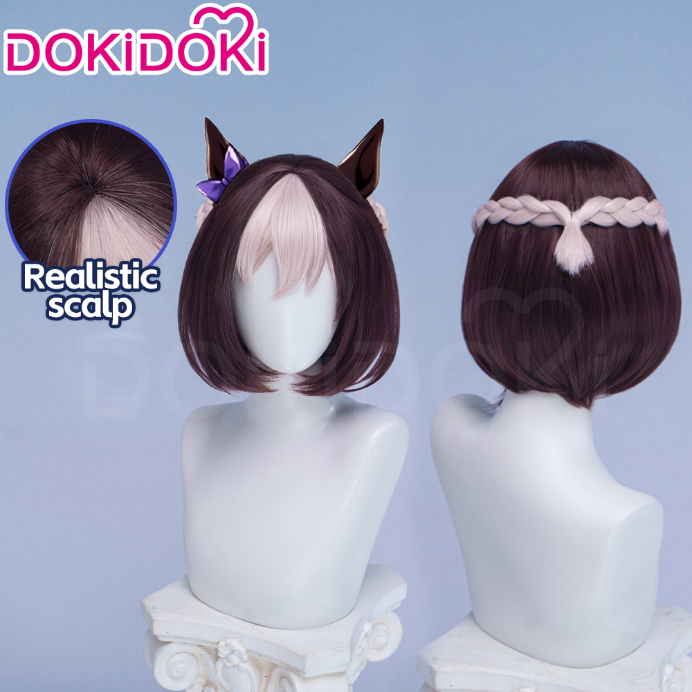 Haru Urara Agnes Tachyon Special Week Taiki Shuttle Kitasan Black Doto Kiseki Perruque de cosplay DokiDoki Halloween Hair Bonnet de perruque offert