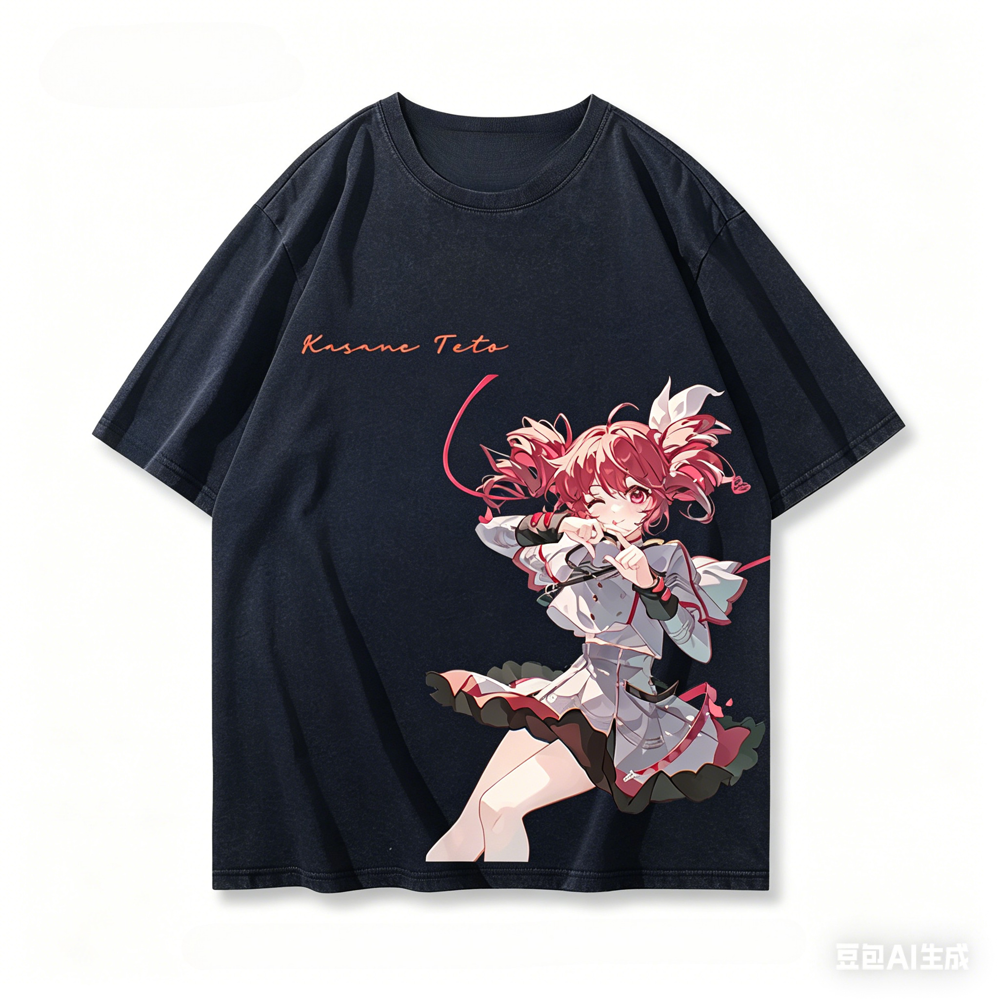 T-shirt délavé Kasane Teto, vêtements de style original, nouveau modèle, T-shirt Anime, vêtements toute l'année, grande taille, unisexe, streetwear, tendance