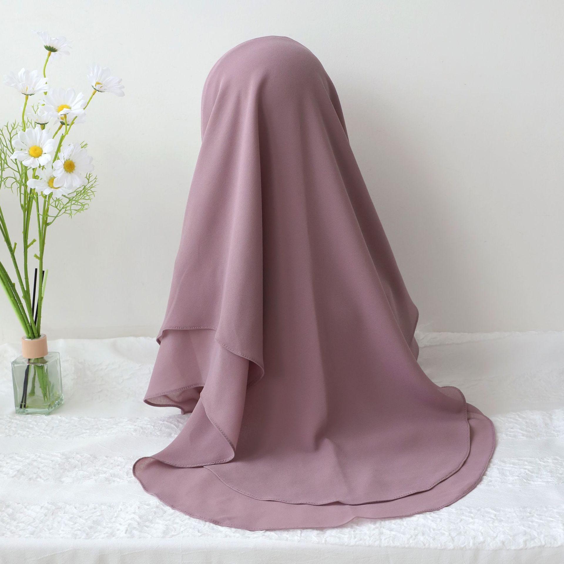 Foulard Instantané en Mousseline de Soie pour Femme, Turban, Bandeau de Sauna Arabe, tiens imar, Enveloppe Islamique, Châle pour Ramadan, Eid, Hijab Musulman, Amira, Une Pièce
