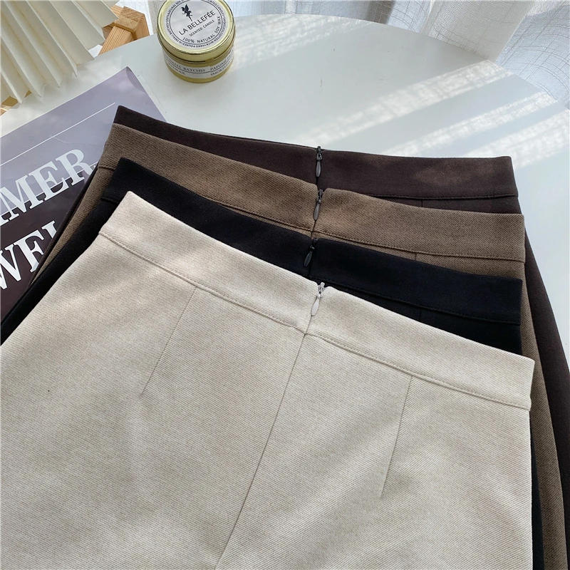 Mini-jupes A-line pour femmes, vêtements au-dessus du genou, style de rue preppy basique, prédominant, sexy, minimaliste, BF, le plus récent, été