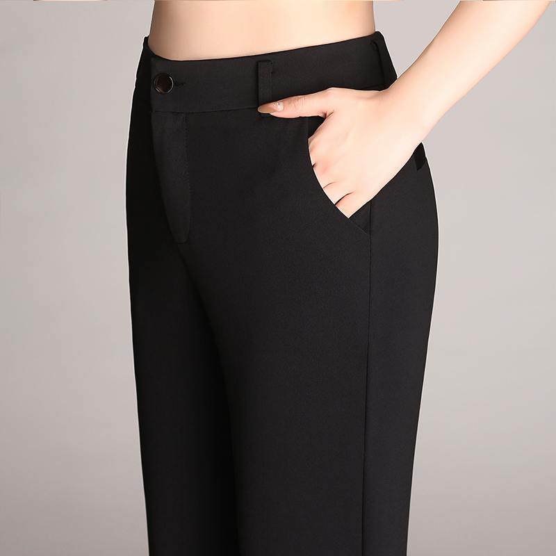 Jeans décontractés taille haute brodés pour femmes, pantalons en denim personnalisés, FJM