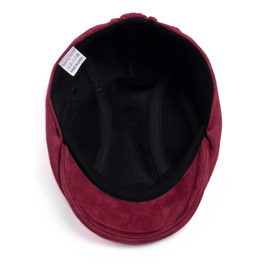 Béret femme daim couleur unie chapeaux à la mode pour les femmes été Panama Vintage casquette gavroche printemps automne décontracté femme béret