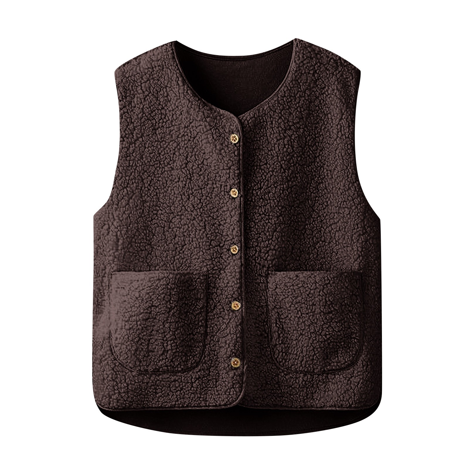 Teddy Smile GlaFiber Jacket for Women, Plain Plush GlaShort Jacket, Smile GlaAutumn, Outwear