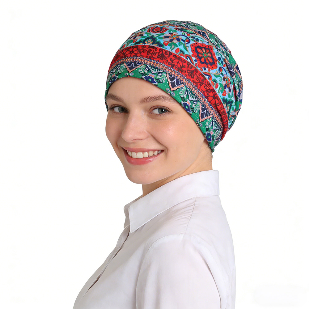 Chapeau à motifs de style ethnique, bonnet, casquette de crâne, couvre-chef