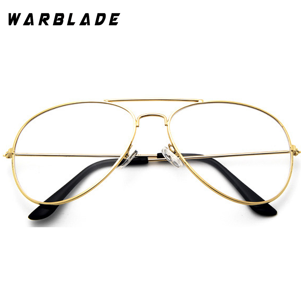 Lunettes de pilote classiques transparentes, monture en alliage, optique d'aviation, pour hommes, lentille oculos de sol WarBLade