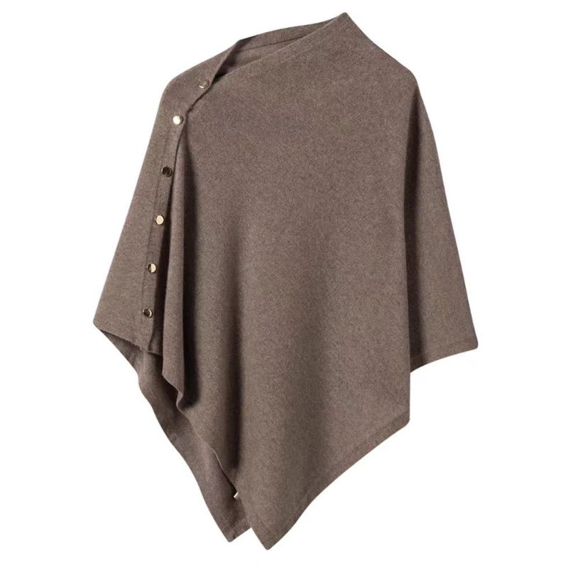 Grand châle pour femmes, mode printemps et automne, polyvalent, boucle diagonale, ample, haut de gamme, Cape tricotée, nouvelle collection 2025